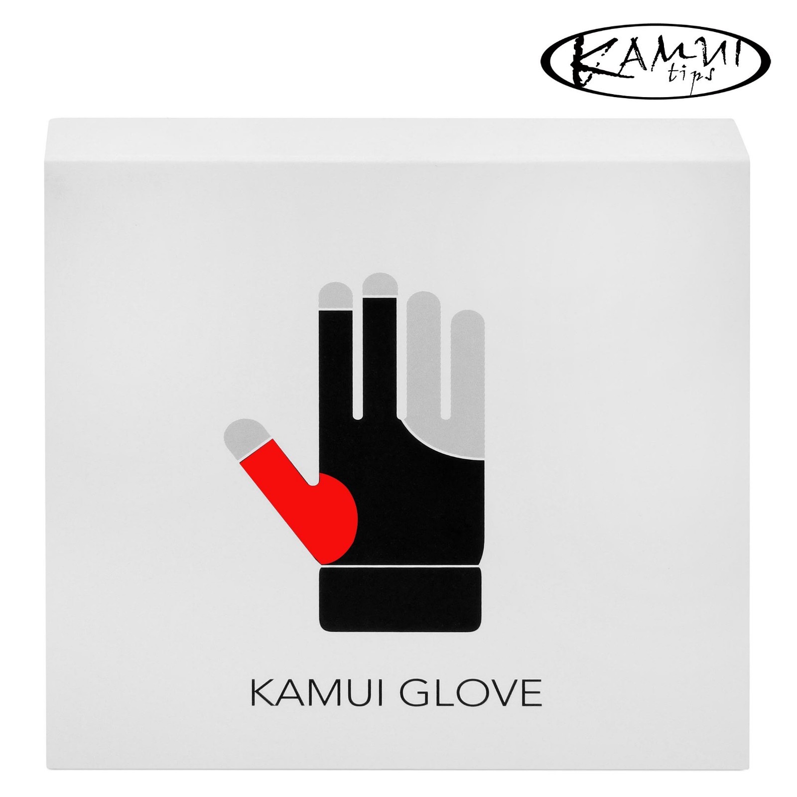 KAMUI Billiard Pool Cue GLOVE - QuickDry - For Left or Right Hand - Red