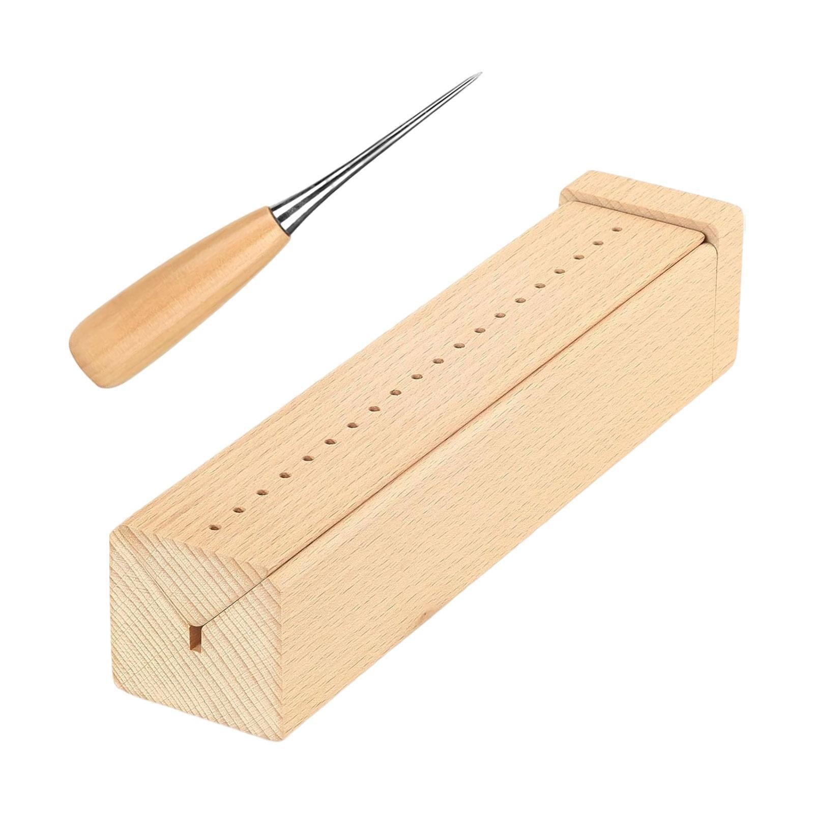 Book Binding Cradle Polished Smooth Surface Wood Bookbinding Punching Cradle
