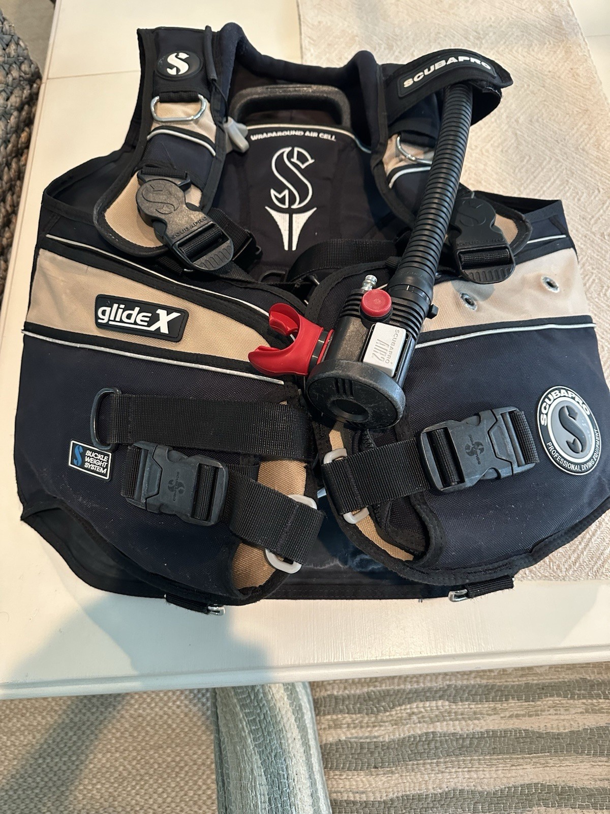 Scubapro Glide X Buoyancy Compensator BCD Size L MPN scubalbc