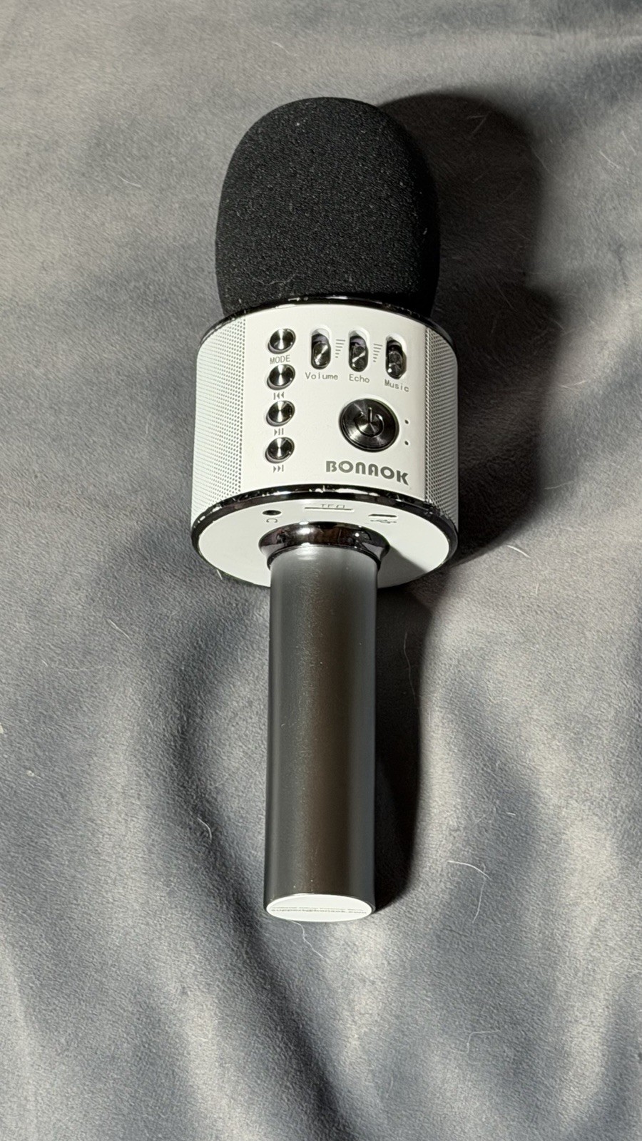 BONAOK Portable Wireless Bluetooth Karaoke Microphone System Model Q37 3-in-1