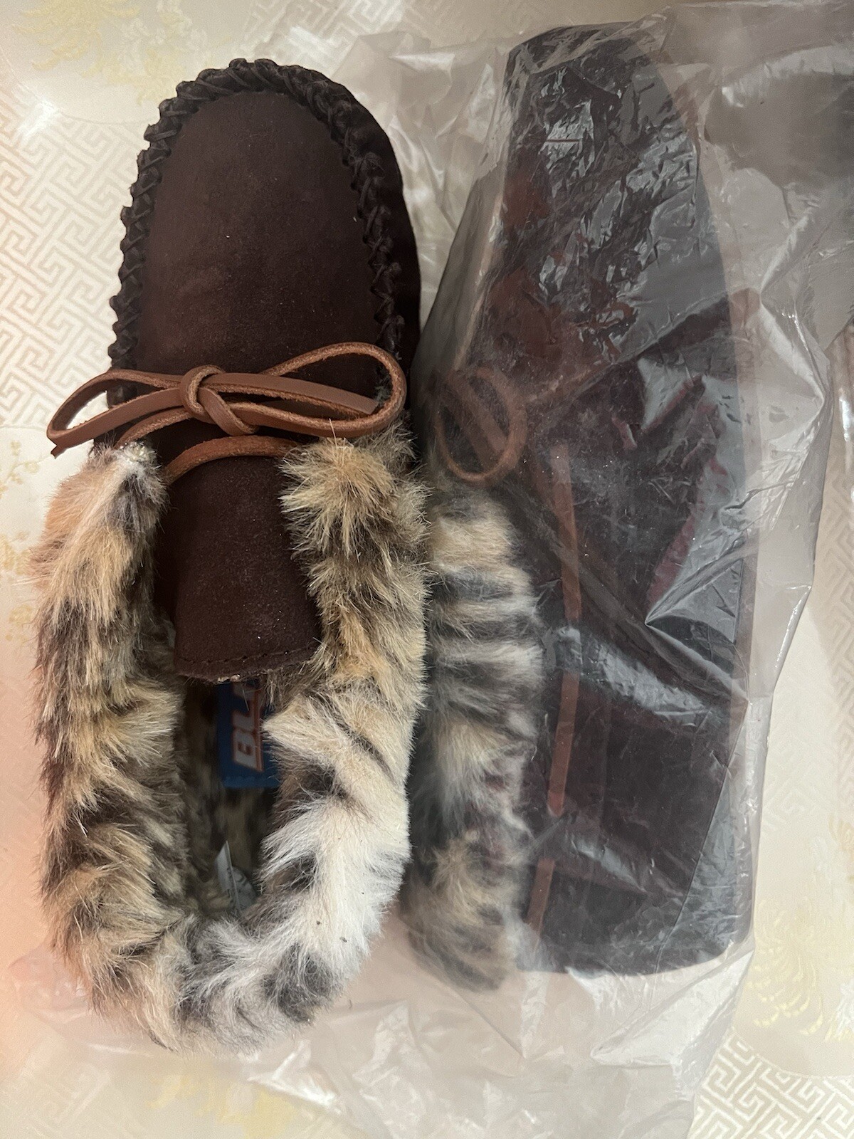 Blitz Women’s Molly Mid Leopard Slippers Brown Size 7M