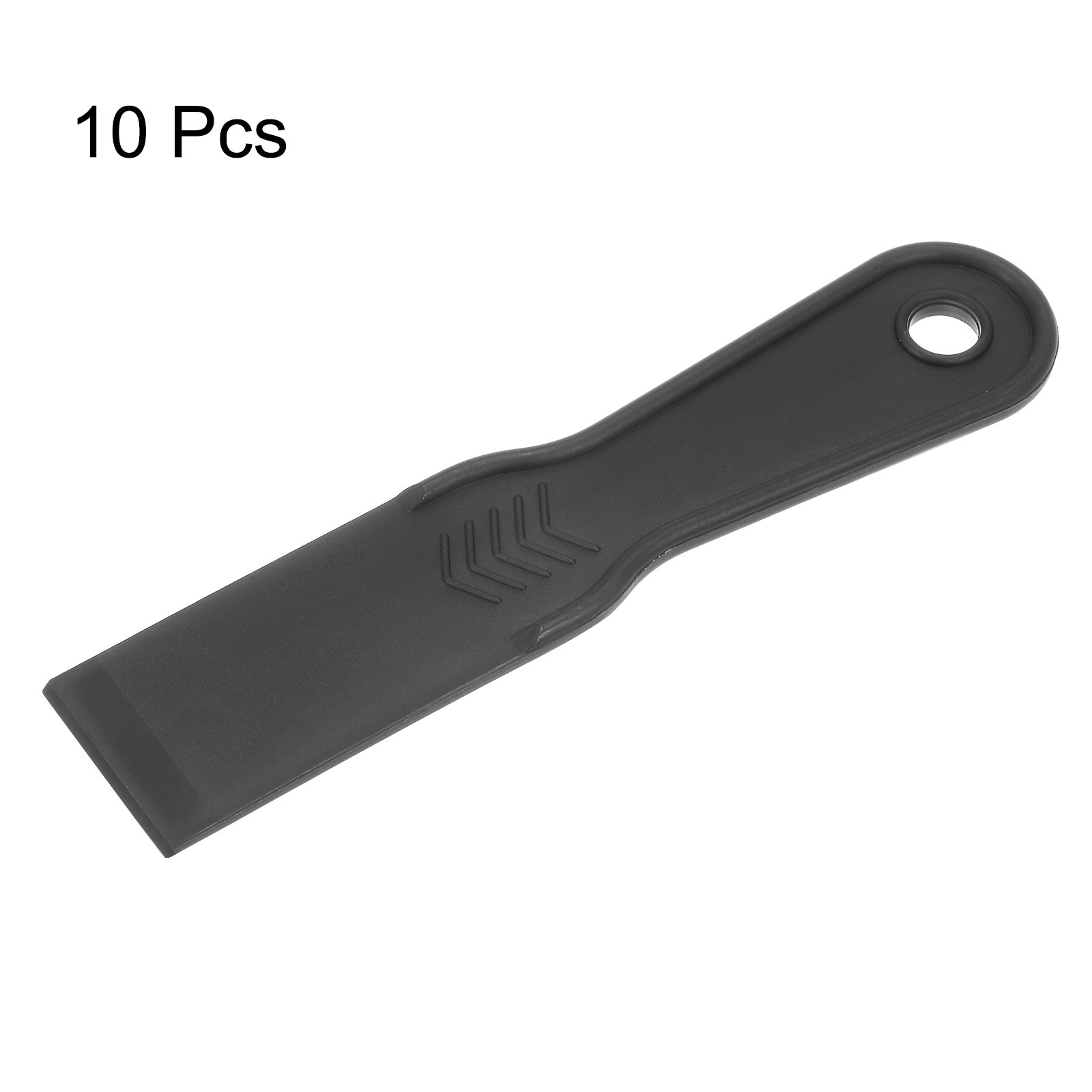 10X Putty Scraper 1.5 inch Width 6mm Thin Plastic Putty Knife Black