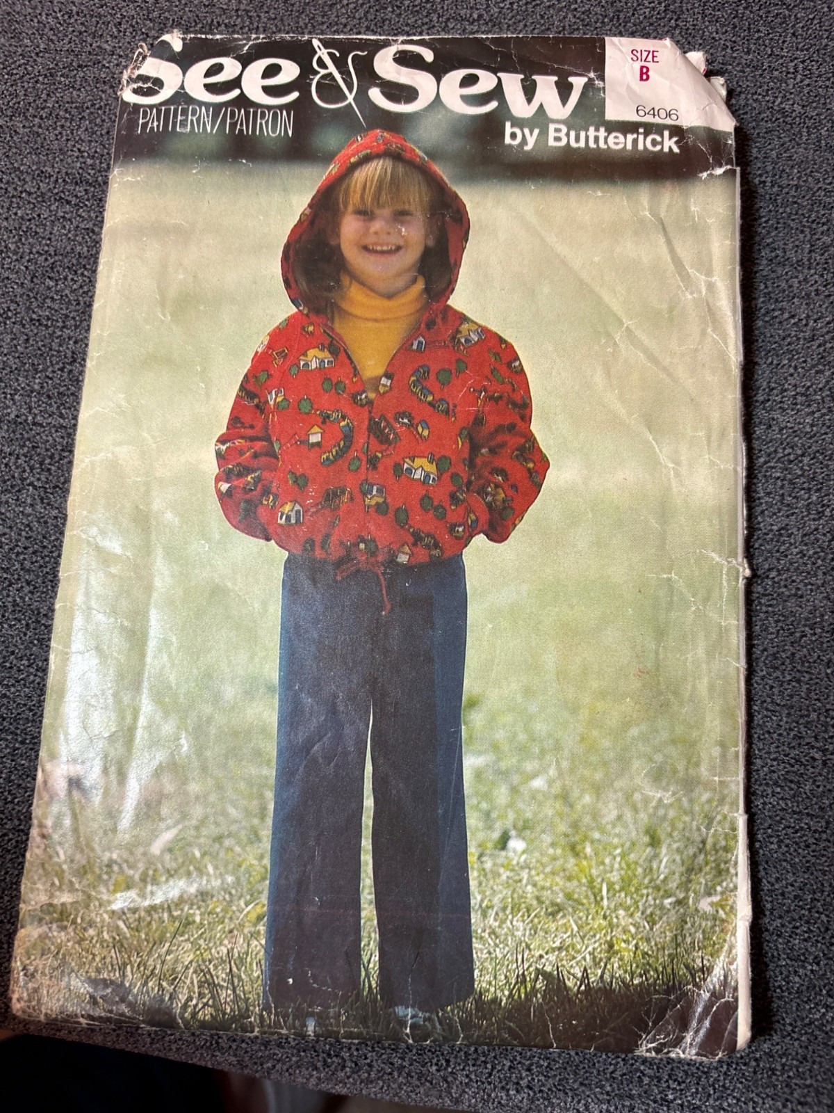 See & Sew Butterick 6406 Sewing Pattern Size 2 4 6 Kids Jacket Pants uncut