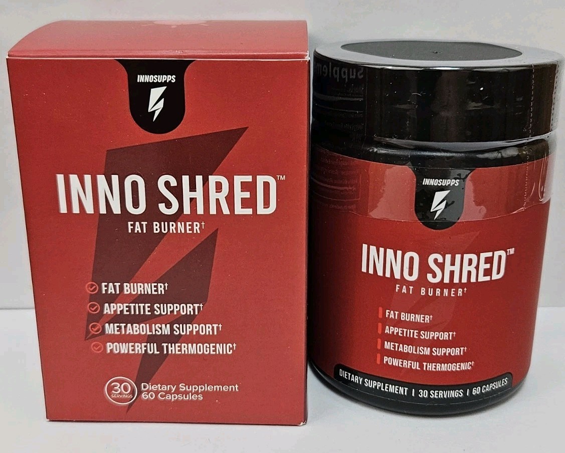 INNO SHRED Fat Burner InnoSupps Inno Shred Powerful Thermogenic 60 Capsules 1/27