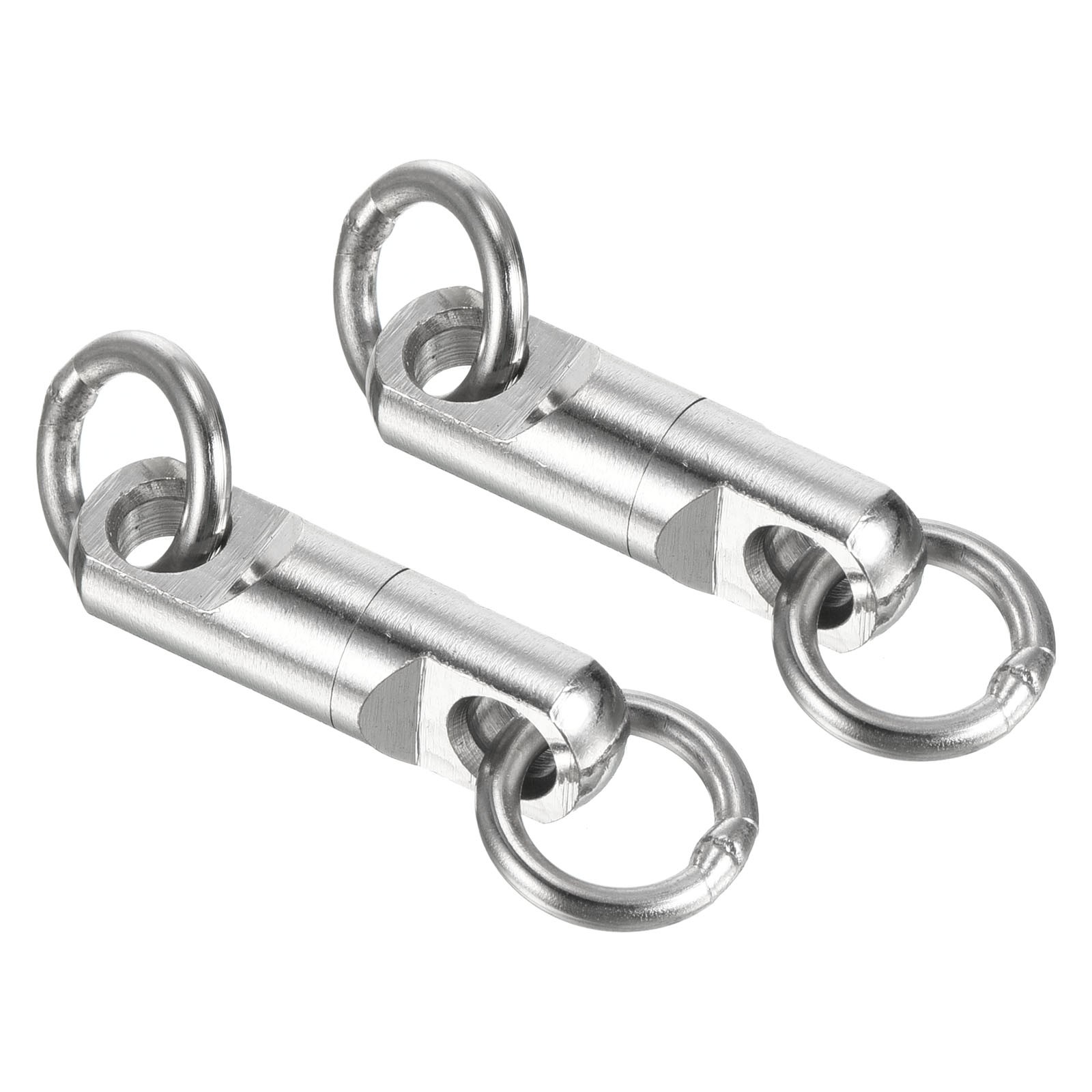 Fishing Heavy Swivel with Welding Ring, 5 Pcs 485lb Copper Tackle, Silver