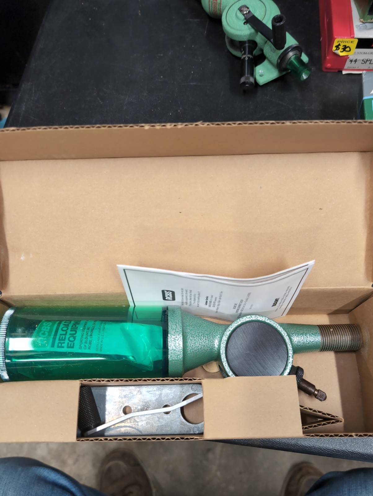 RCBS Uniflow Powder Measure  Small Cylinder 09010. New old Stock