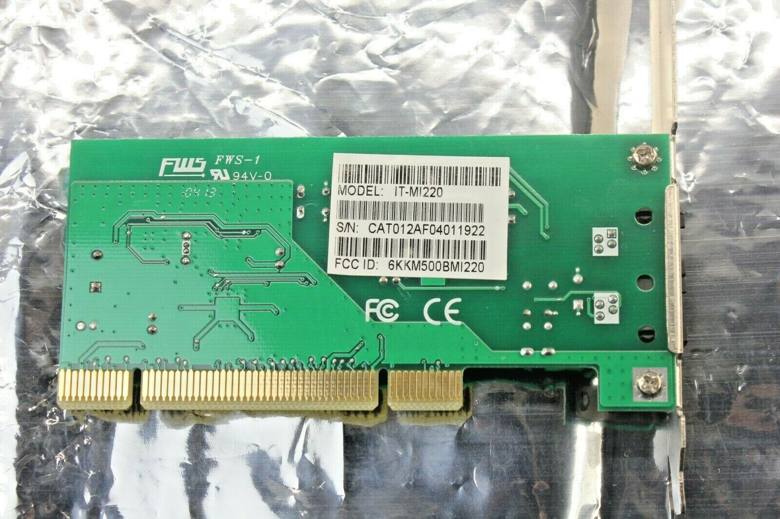 IT-MI220 DATA / FAX / VOICE PCI 56 KBPS / V 92 MODEM