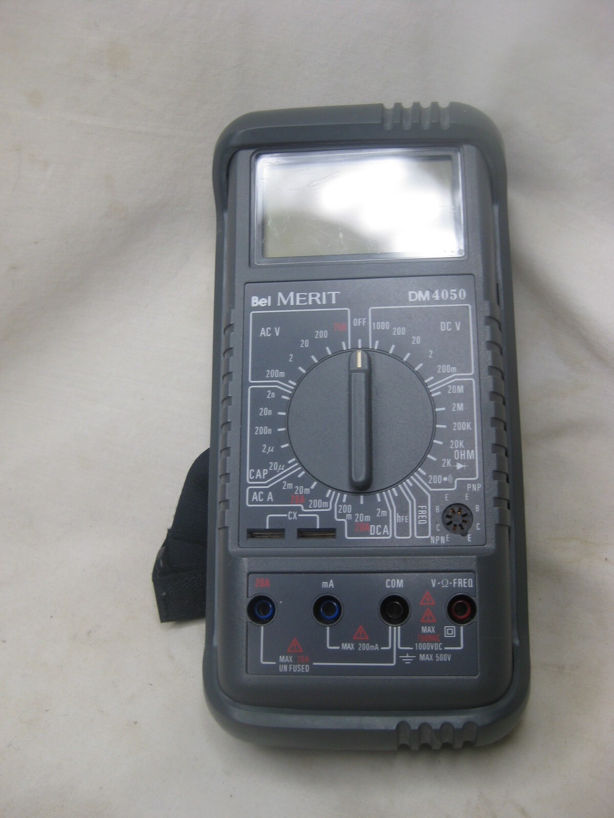 Bel MERIT DM 4050 voltmeter electronic multimeter base unit only *