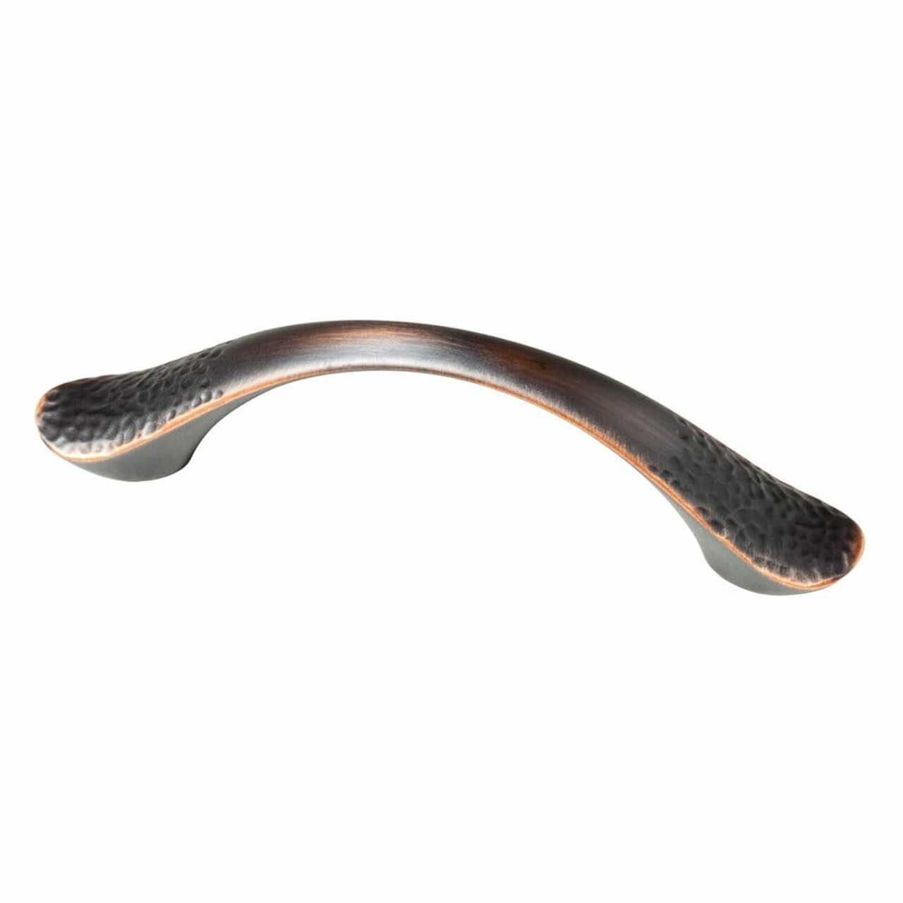 3" or 3-3/4" Dual Mount Hammer Pull Venetian Bronze with Copper Highlights
