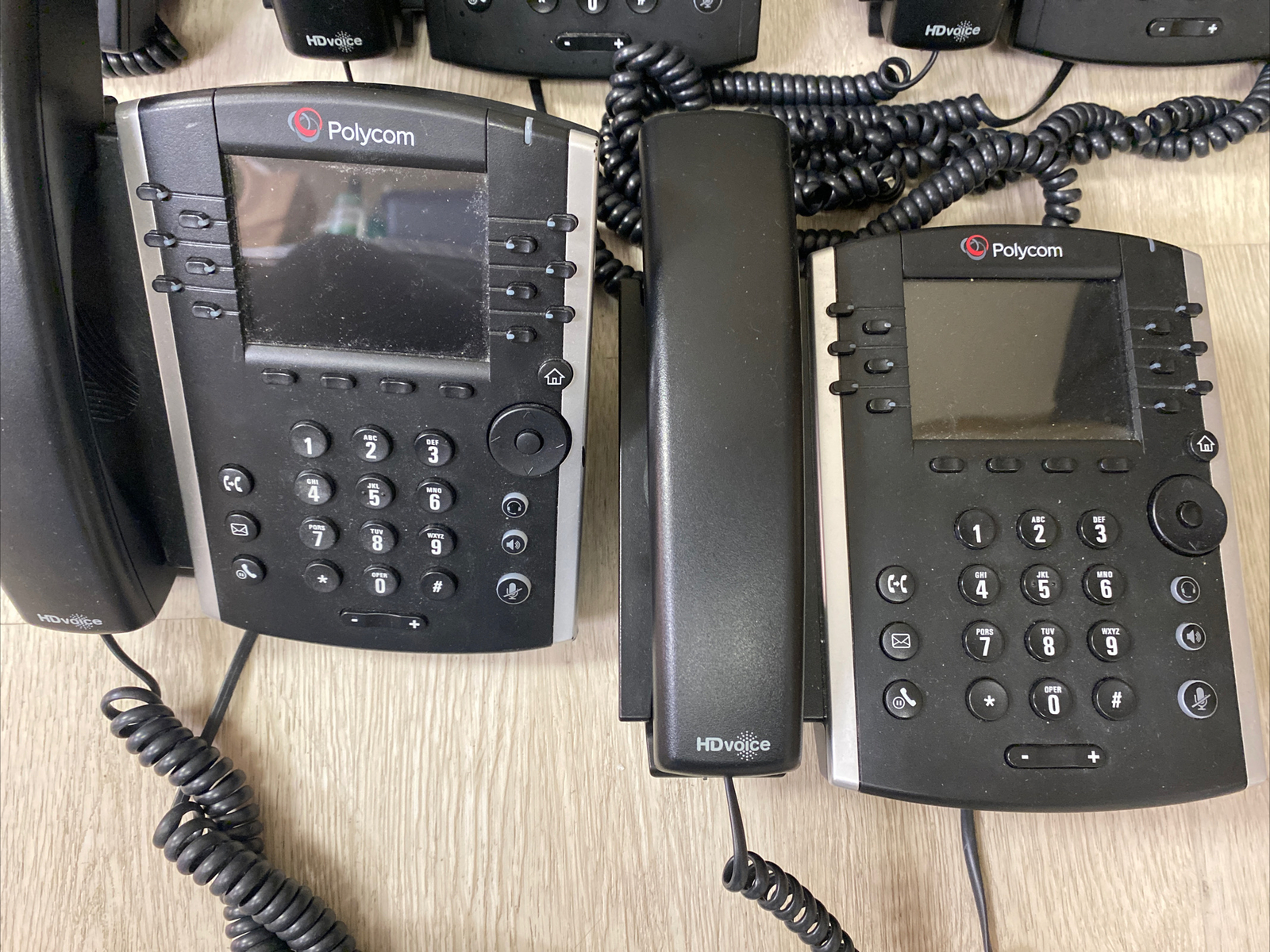 7 polycom phones