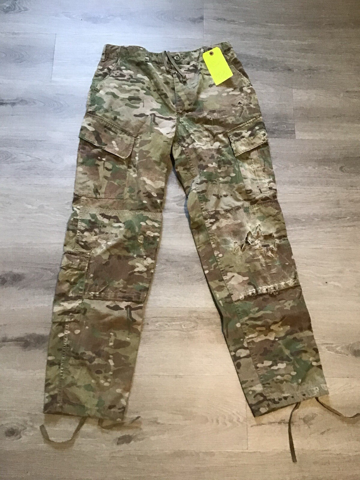 US Military Combat Trousers Medium Long Rip Stop Used For Stunt Double In Movie