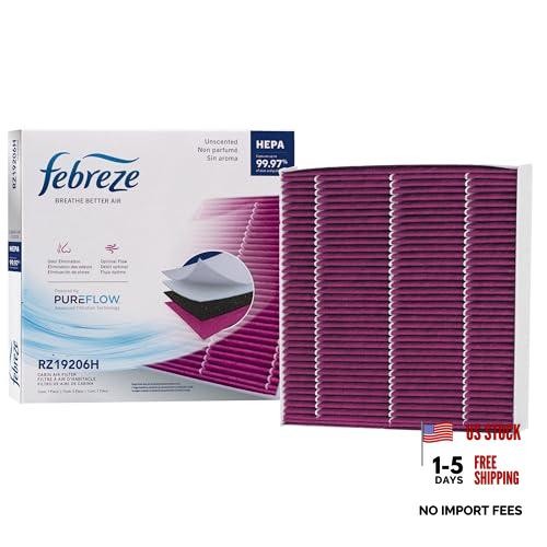 Odor Control Cabin Air Filter by PUREFLOW RZ19206H Fits 2011-2021 Jeep HEPA