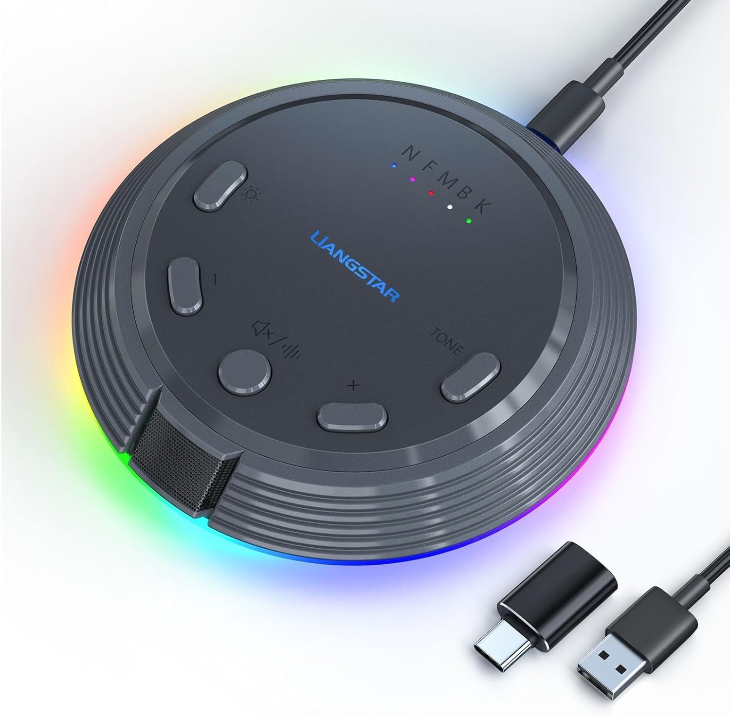 Liangstar HK1-AI Multimedia Microphone – USB Plug-In Recording & Streaming Mic