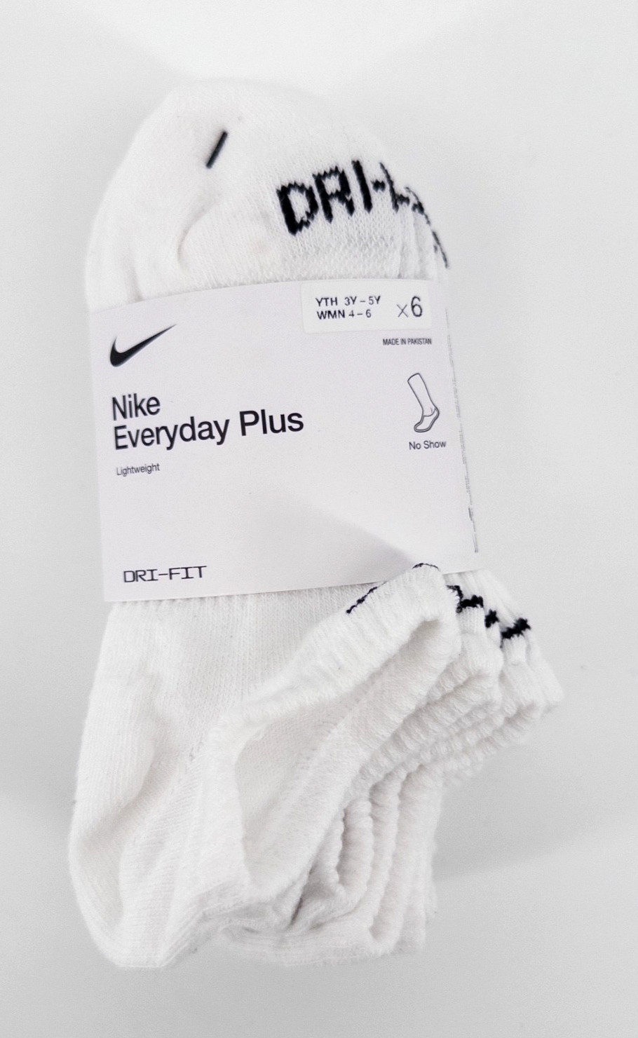 Nike Everyday Plus Cushion Training No-Show Socks 3-Pack