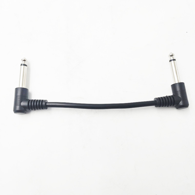 Pack of 8 Guitar Patch Cable 1/4" Patch Cables For Effect Pedal