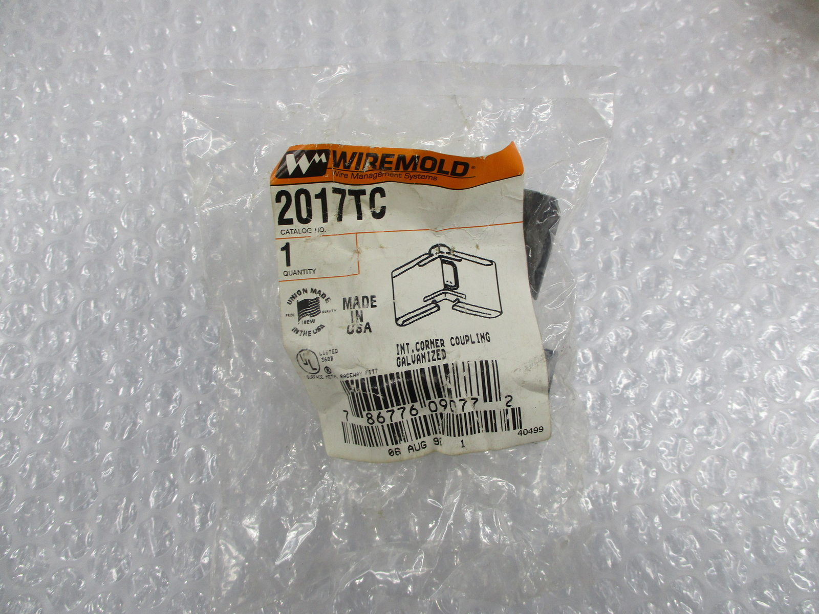 WIREMOLD 2017TC CONNECTOR COUPLING NSMP