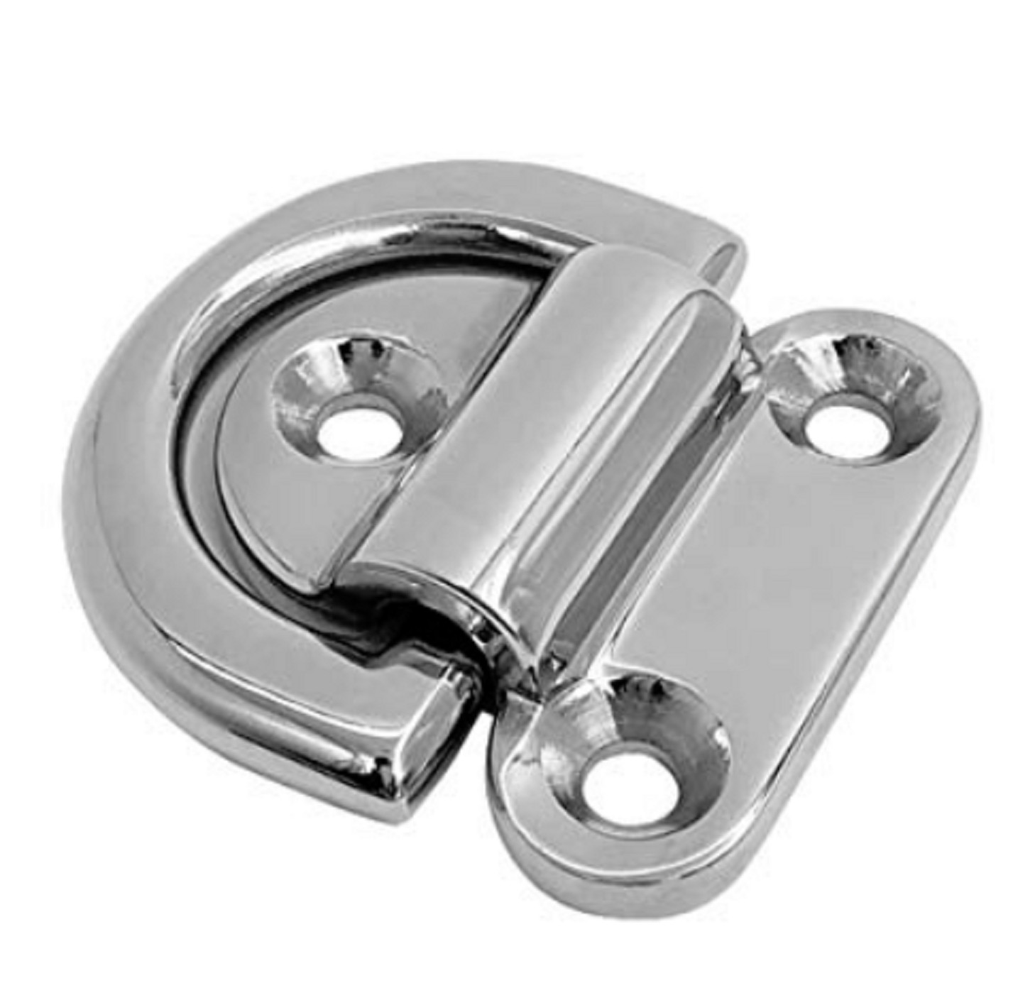 Marine Grade Stainless Steel Folding Pad Eye 1/4"