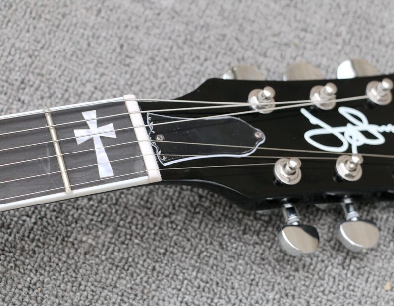 Custom Shop Tony Iommi model S G Black Electric Guitar 24 frets fast shipping
