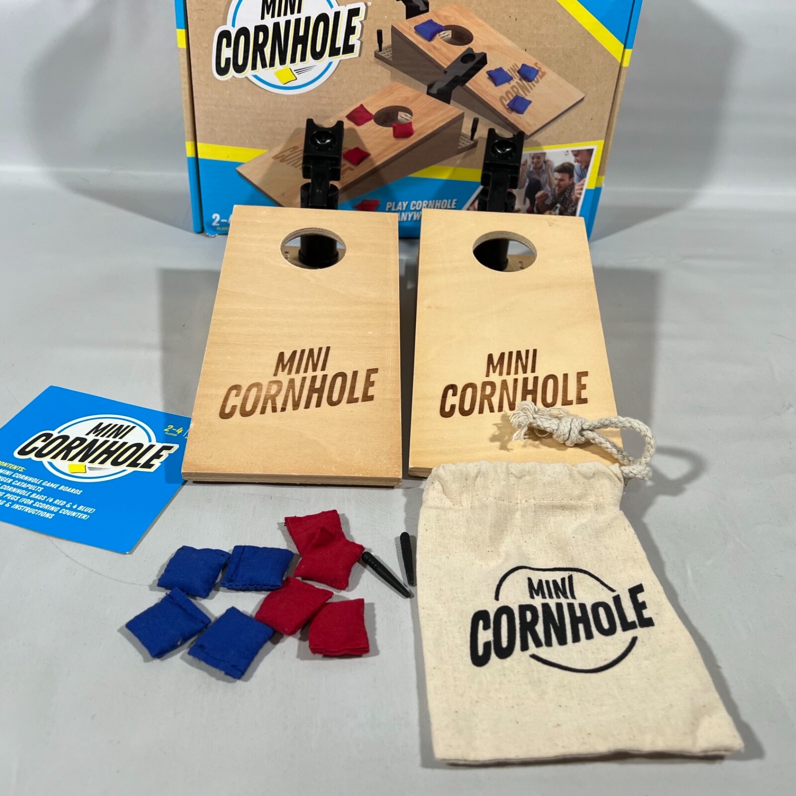 Buffalo Board Games Mini Tabletop Cornhole NEW OPEN BOX