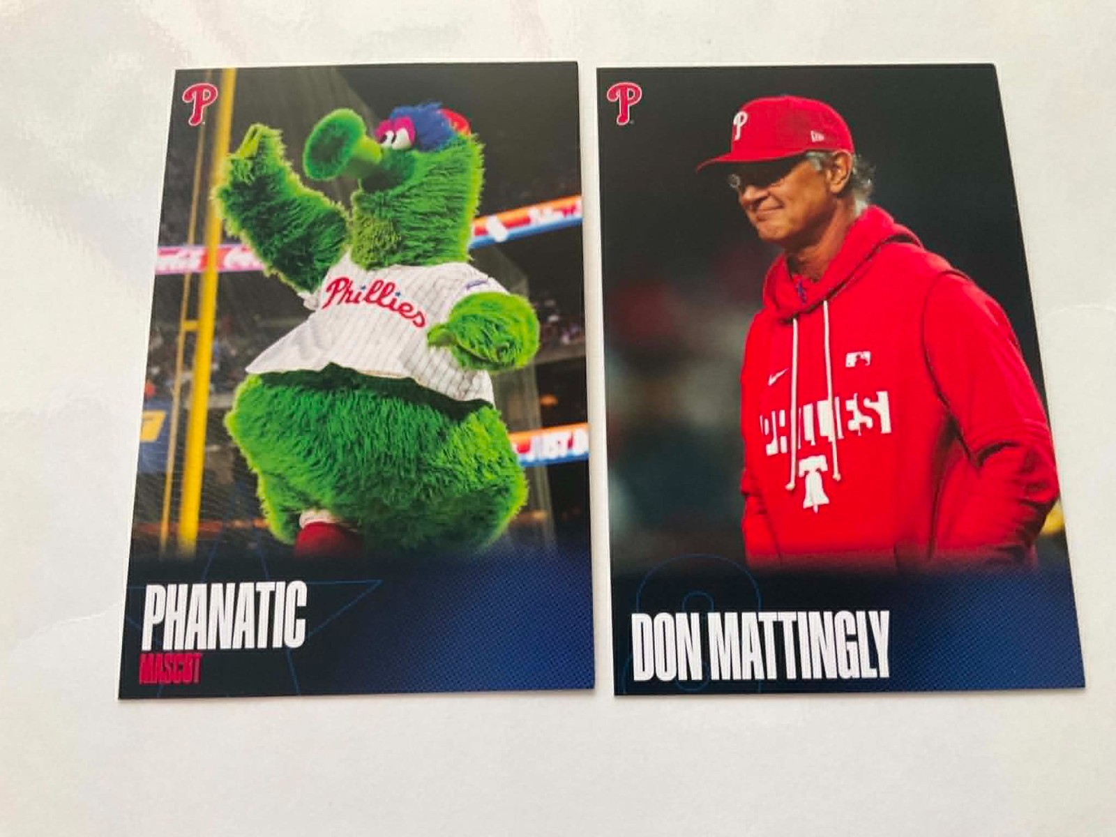 PHILLIES 2026 PHOTO CARD Don Mattingly/Phillie Phanatic SGA