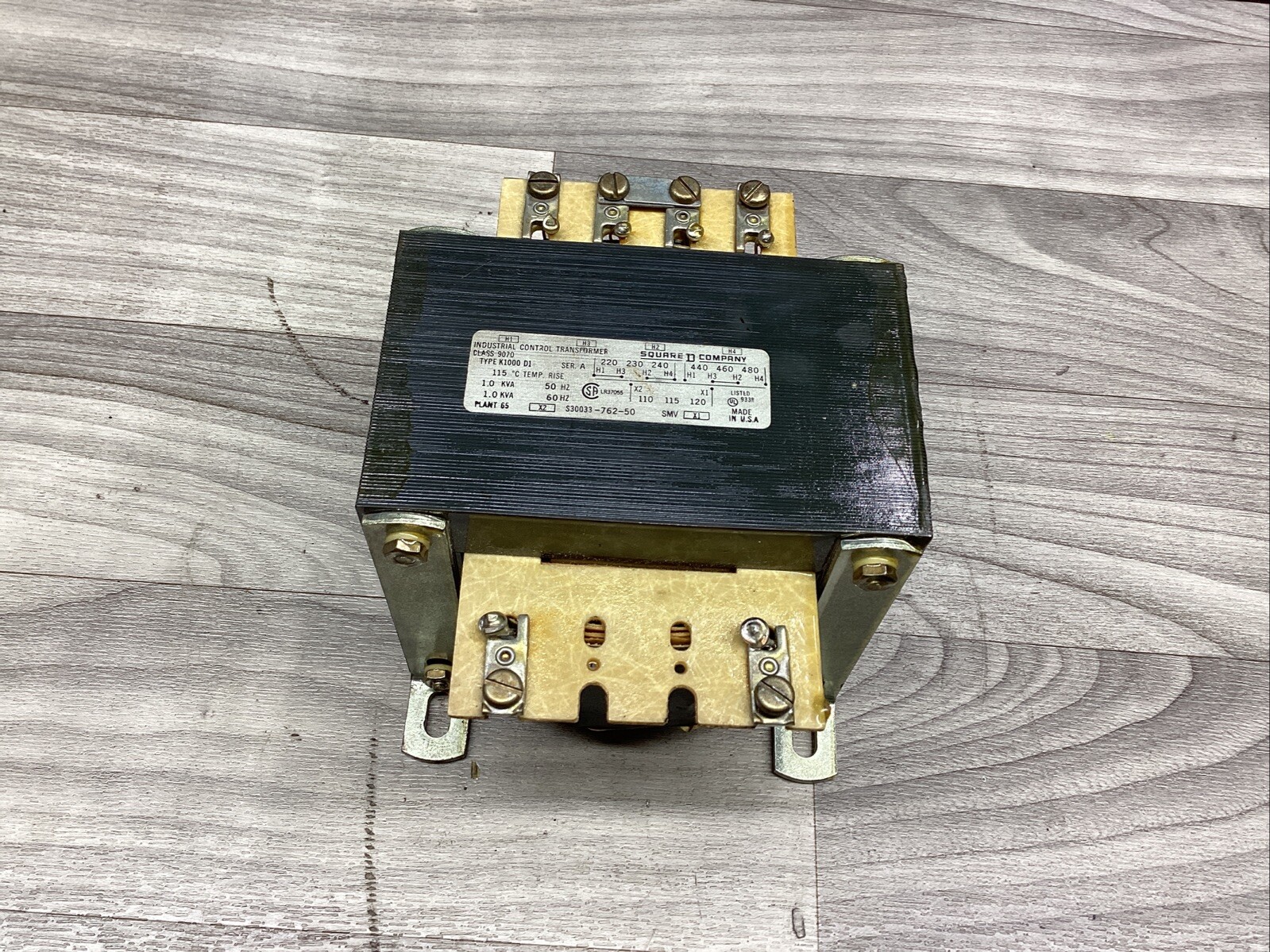 Square D K1000D1 Industrial Control Transformer SER A Class 9070 #833F68PR6