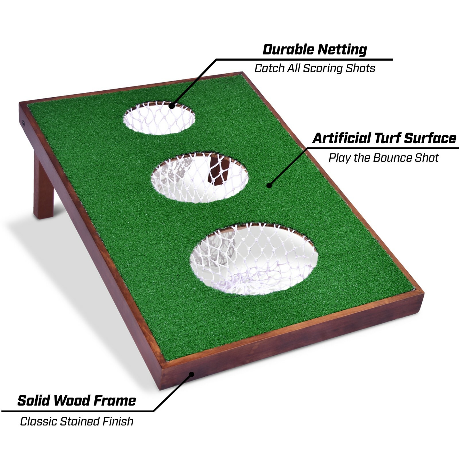 GoSports BattleChip VERSUS Golf Game | Includes Two Targets, 16 Balls, Mat