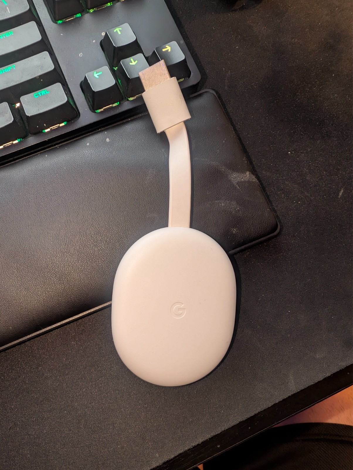 Google Chromecast with Google TV 4K Streaming Service - White