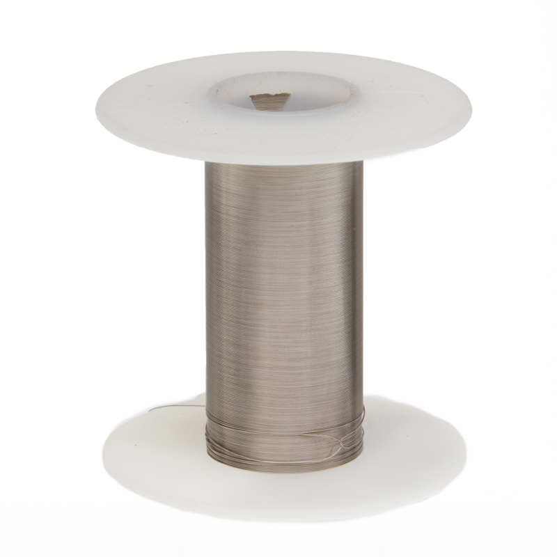 30 AWG Gauge Tinned Copper Wire Buss Wire 100' Length 0.0100" Silver
