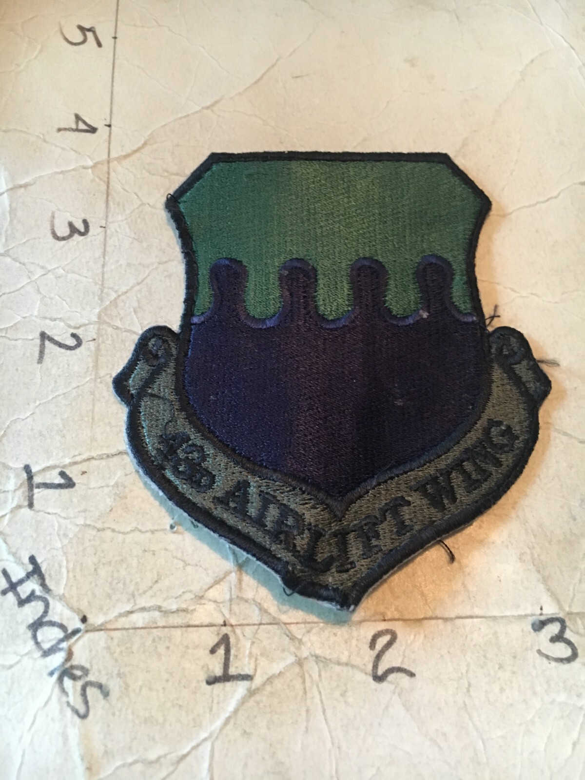 USAF 43rd Airlift Wing Squadron subdued patch 6/5/25