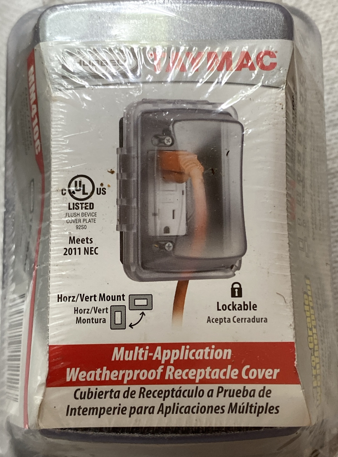 Taymac Mm410c While In Use Weatherproof Cover, 1 Gang, 5-1/2 In H, 3-3/4 In W,