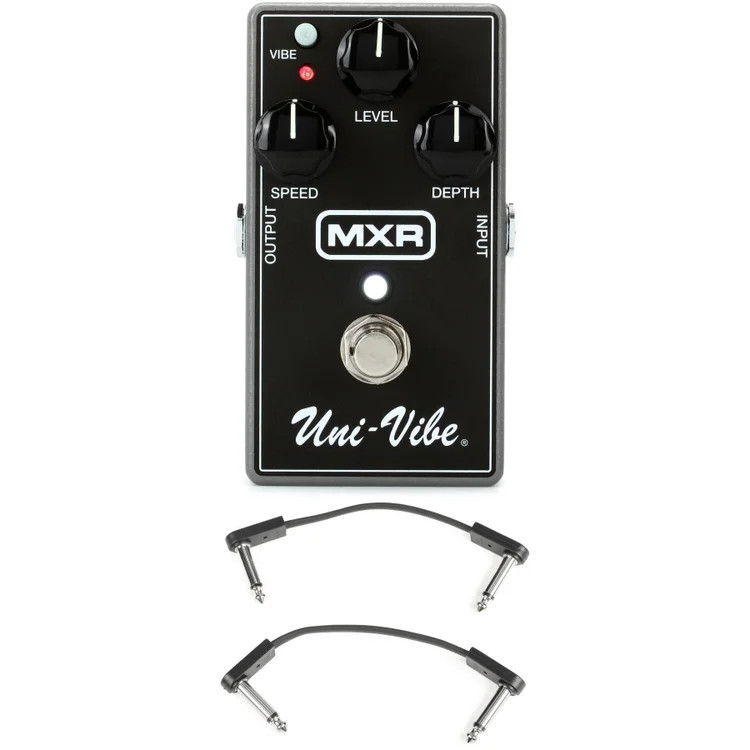 MXR M68 Uni-Vibe Chorus/Vibrato Pedal with EBS Patch Cables