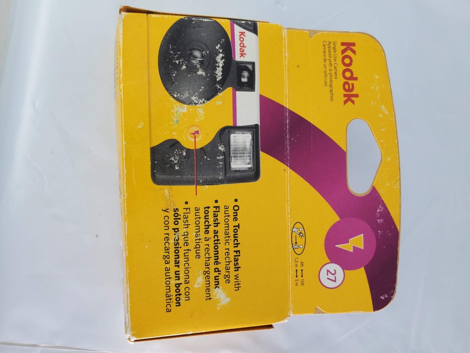 Kodak Power Flash- Single Use Disposable Camera- 27- EXP: 3/2010 New