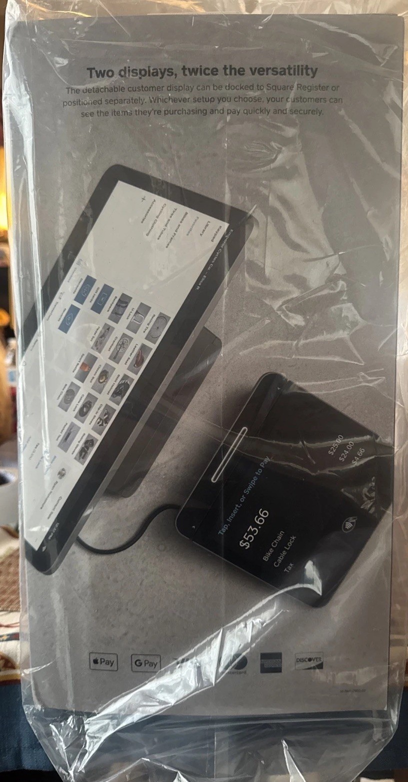 Square Register - In original Box- Sealed