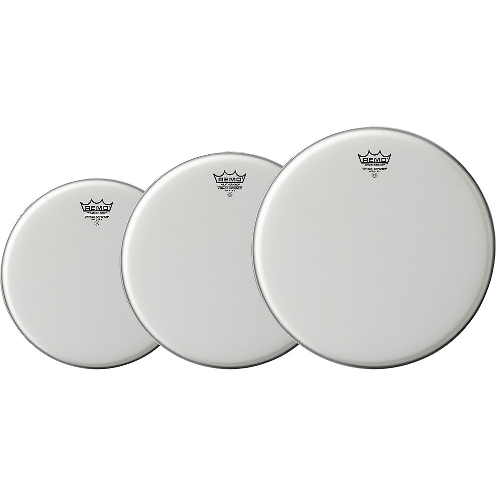 Remo Vintage Emperor Drum Head 3Pack, 121416