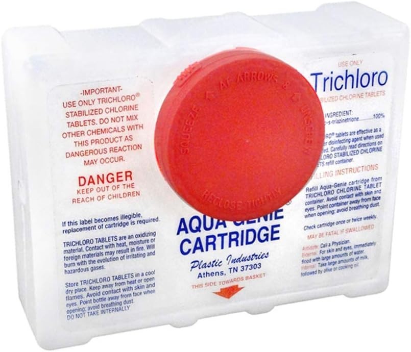 Aqua Genie HG145 Chlorine Canister Assembly with Cap GENUINE OEM