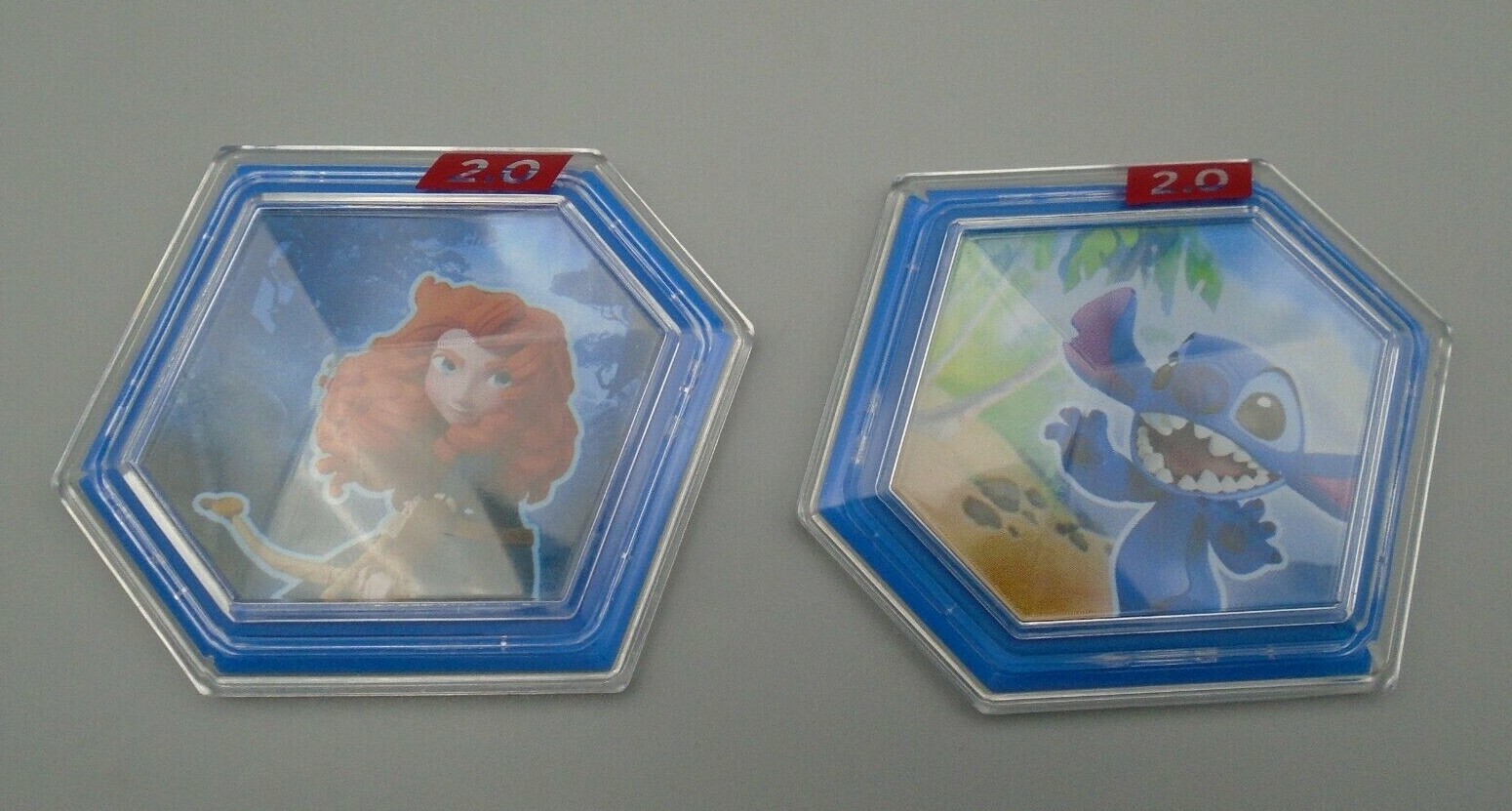 Disney Infinity 2.0 PS4 Brave Merida & Stitch Game Figures Power Discs & Base