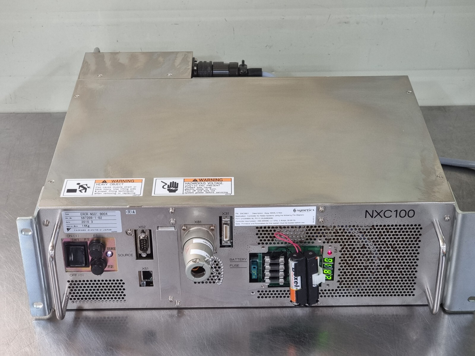 YASKAWA ROBOT CONTROLLER ERCR-NS01-B004 NXC100