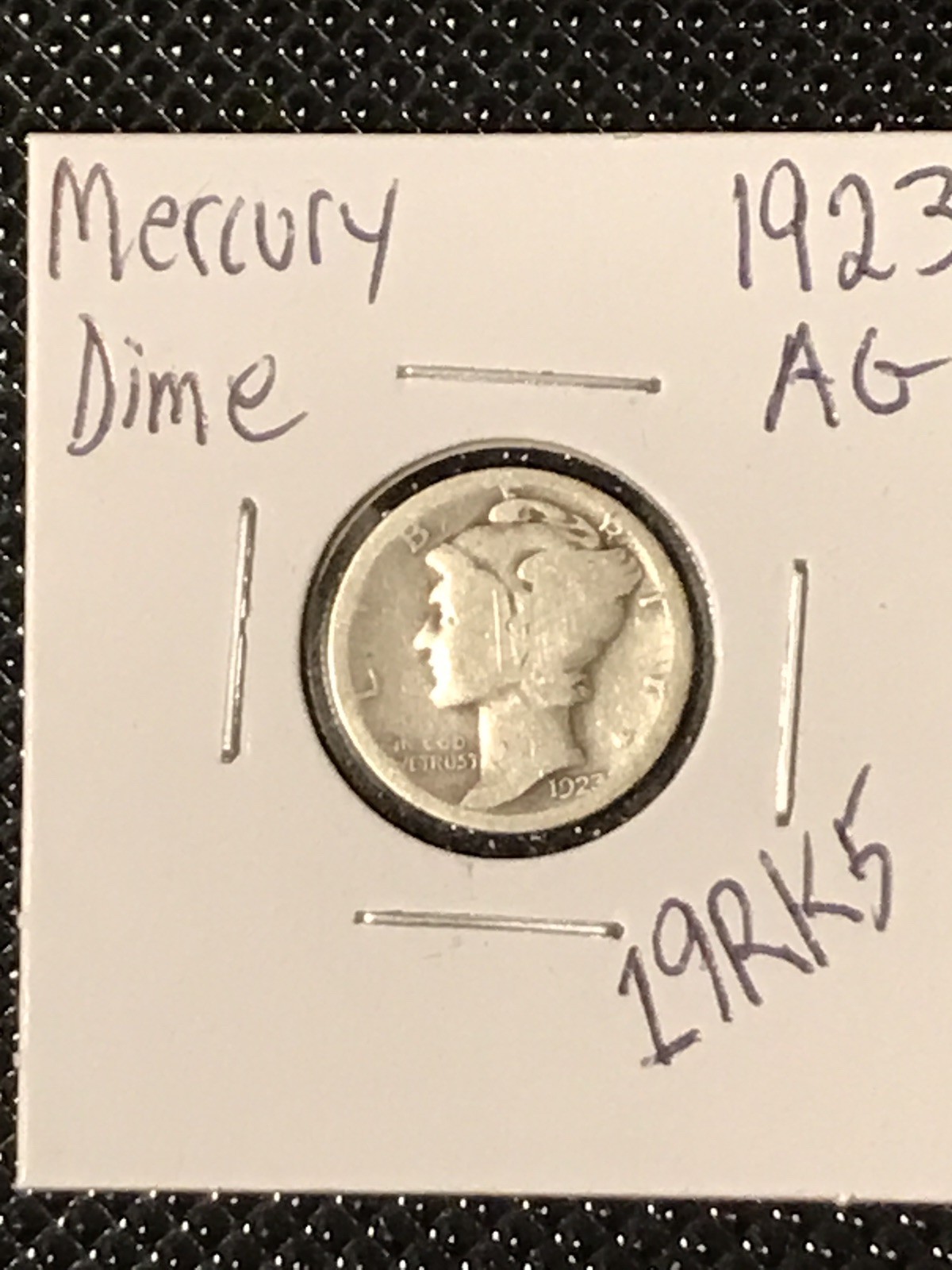 1923 Mercury Dime