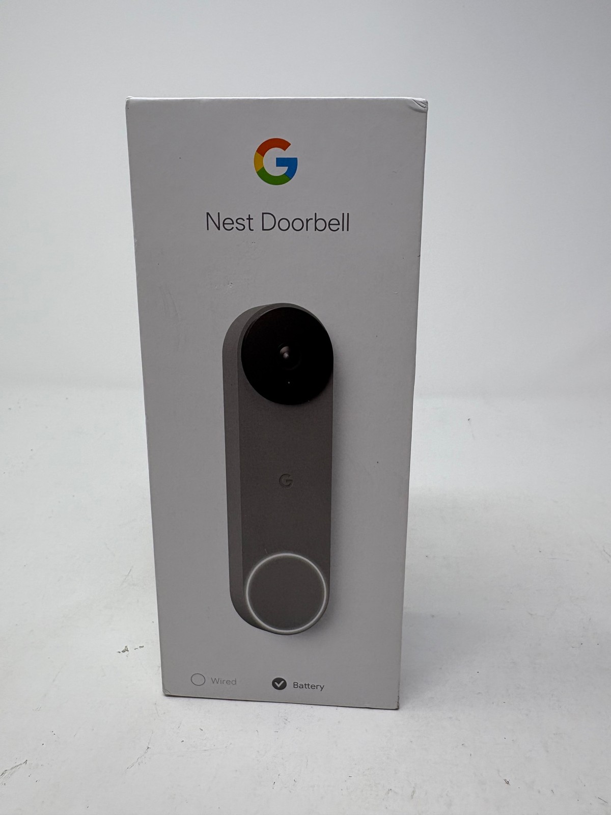Google Nest Doorbell Battery Video Doorbell Gray WiFi HD Two-Way Talk Open Box