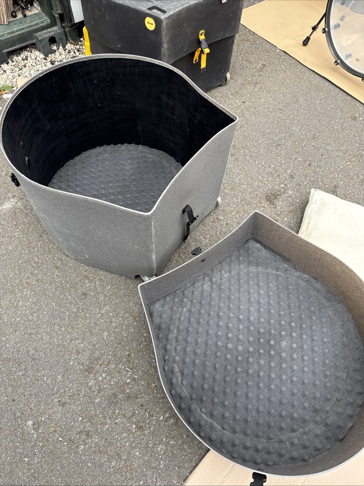 22” Hardcase Bass Drum Case. Wheels. Free P&P
