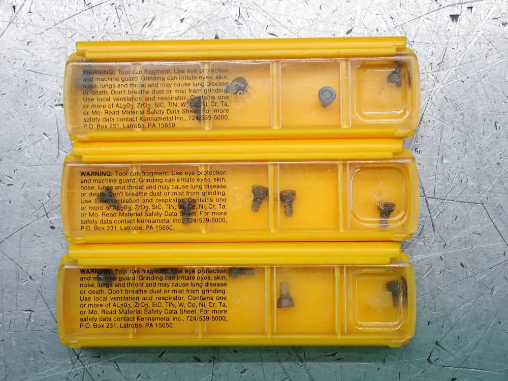 KENNAMETAL RCMK152 MILLING INSERTS 3 PKGS 09240250069