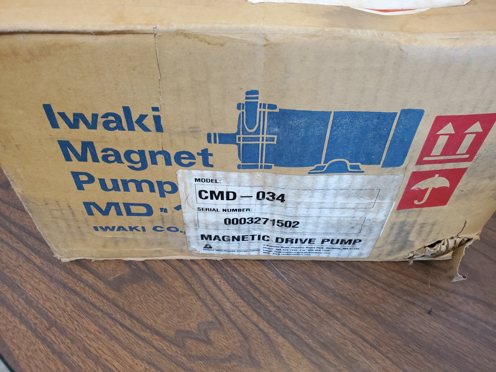 CMD-034 CHEMICAL CIRCULATOR IWAKI