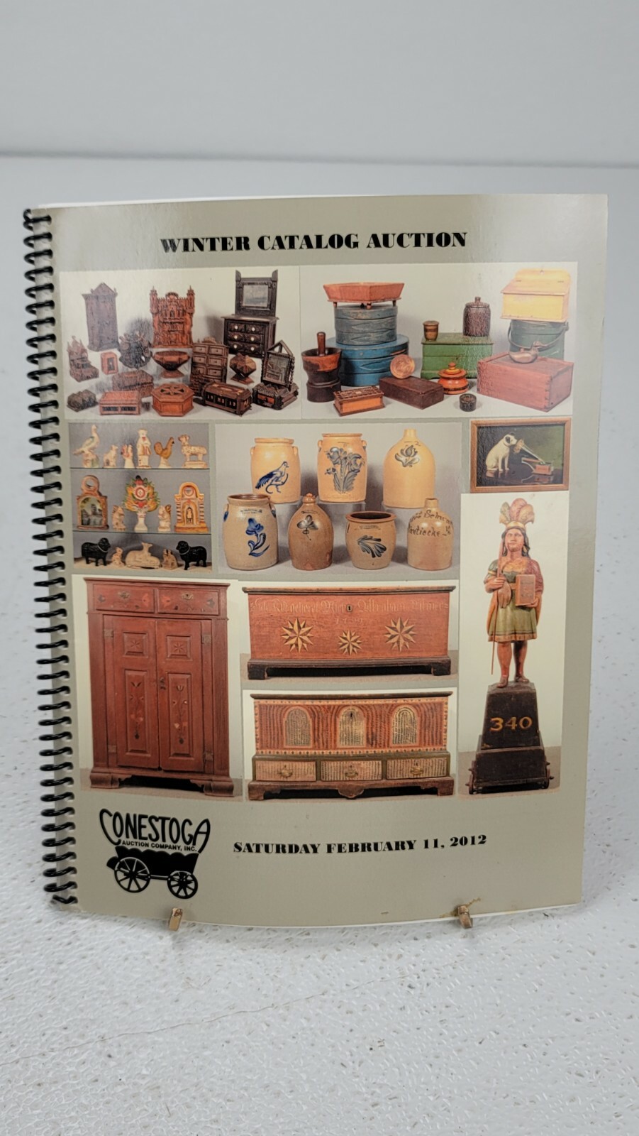 Conestoga Auction Company winter catalog wirebound February 2012 full color