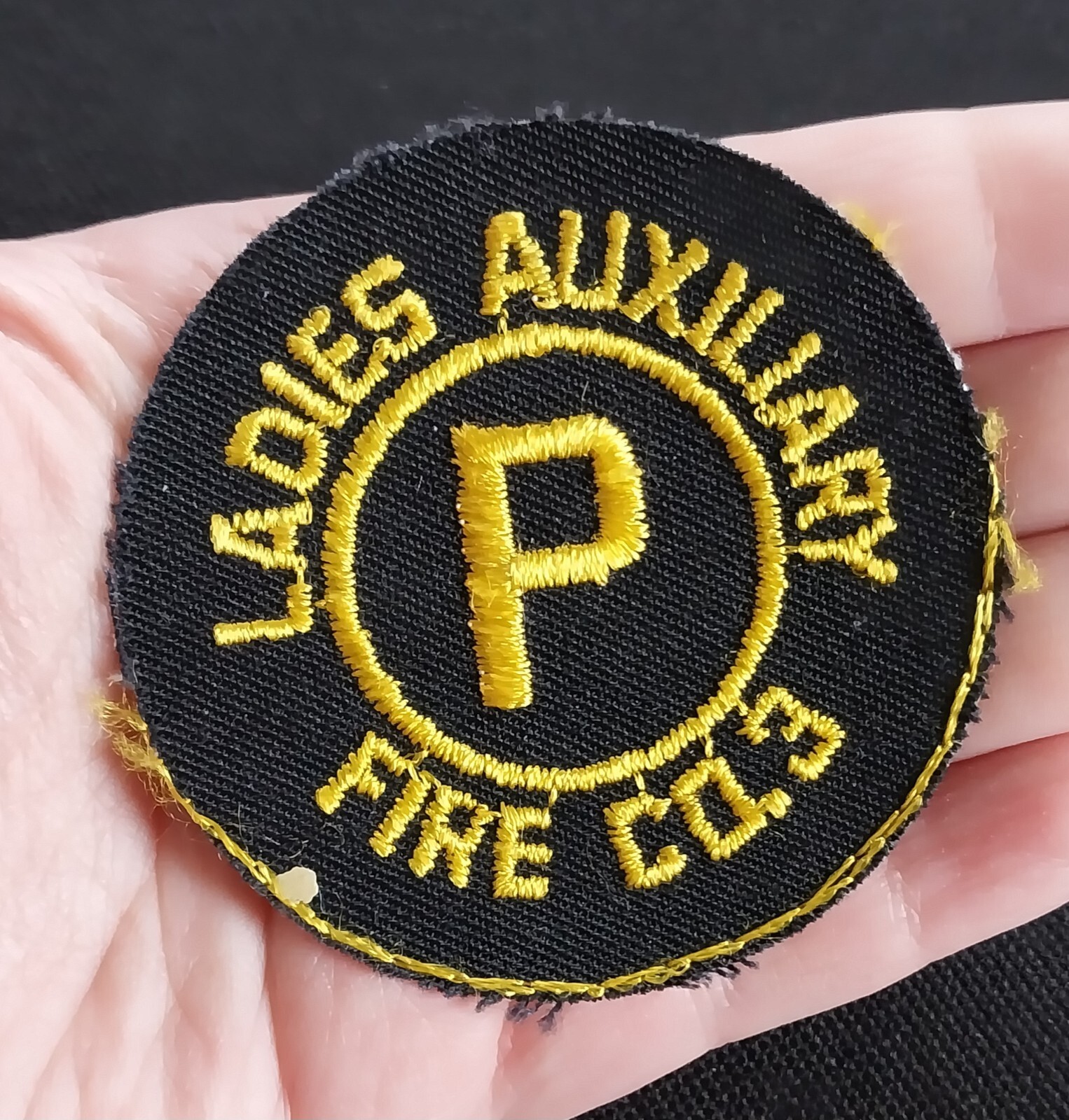 Vintage Ladies Auxiliary Fire Co. 3 Volunteer Fire Department Support Patch