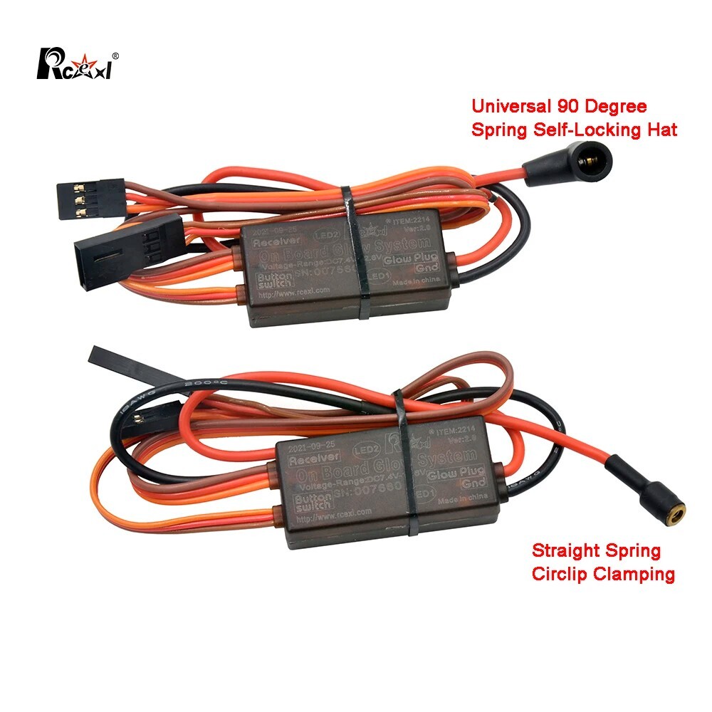 RCEXL Ver 2.1 Universal On Board Glow System Methanol Engine Ignition with LED