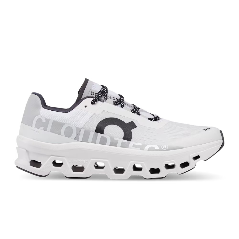 ON MEN'S Cloudmonster, All White. Authentic 100%. Free ship US stock