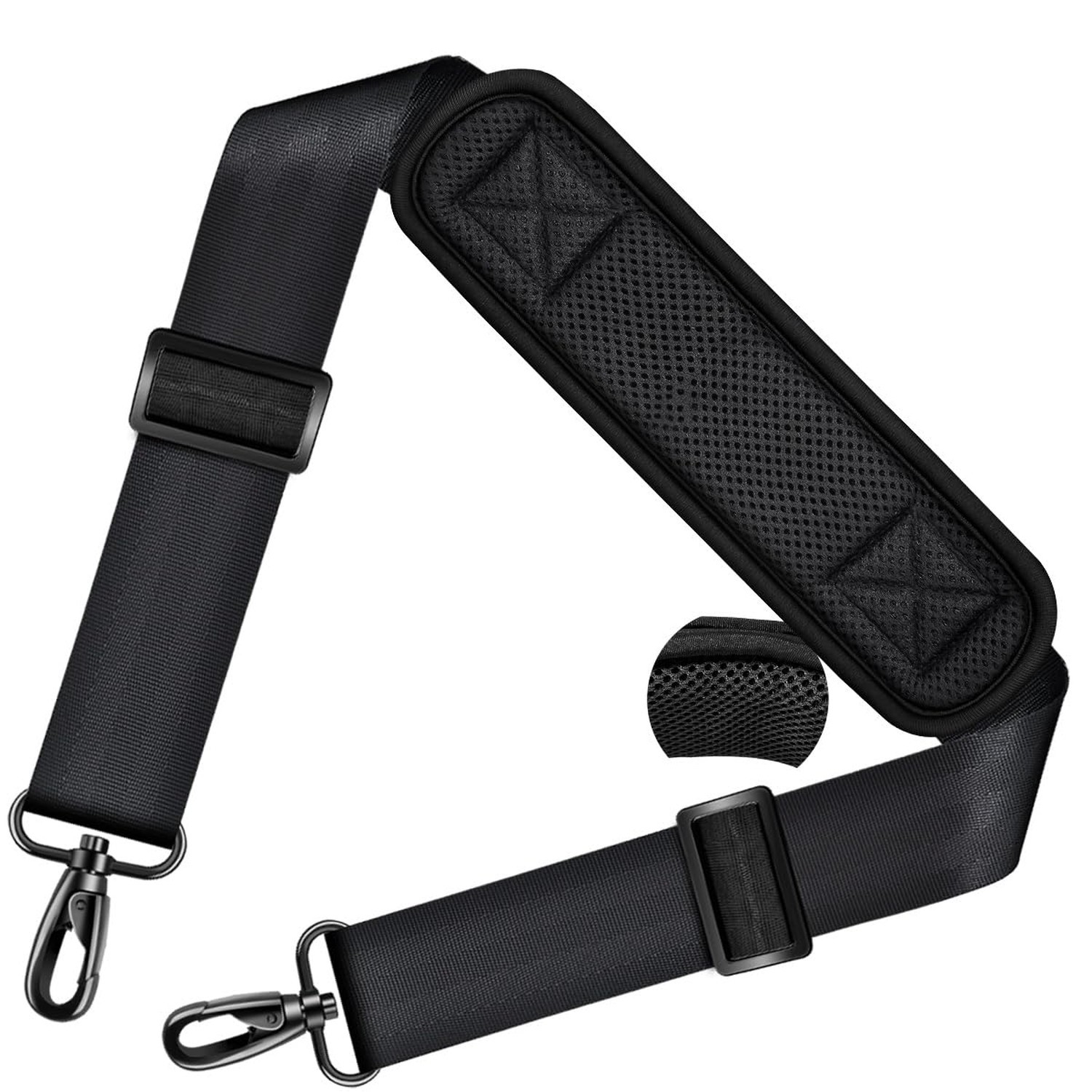 ZINZ Shoulder Strap 78" Universal Bag Strap with Ultra-thick Fixed Padded and...