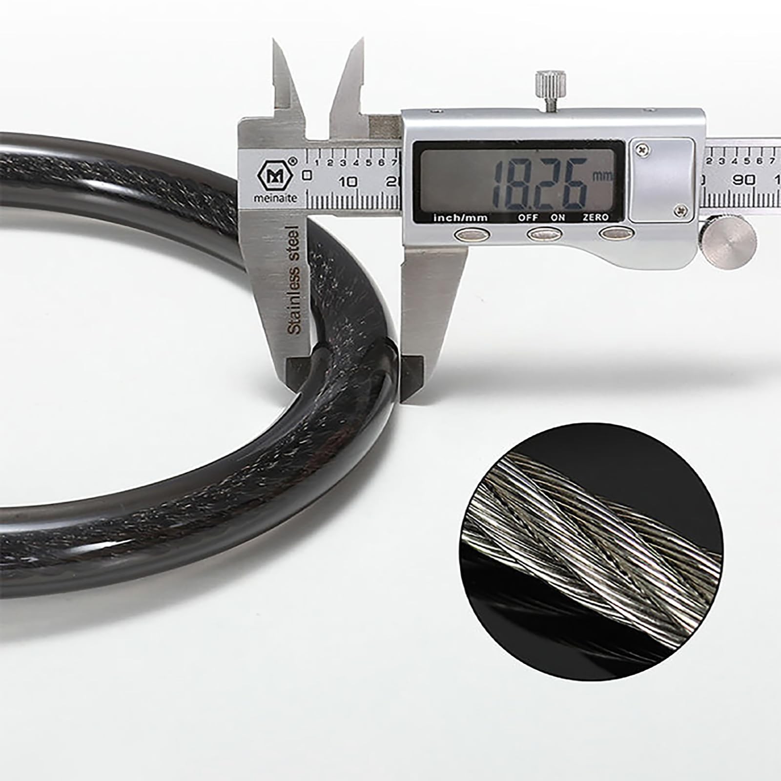 Bike Lock Cable, Heavy Duty Anti Theft Bicycle Lock Chain Portable Code Lock ...