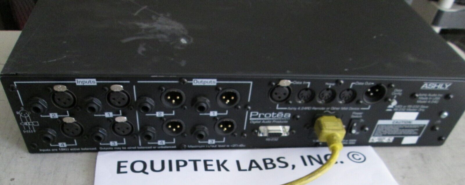 Ashly Four Channel 24 bit Digital Graphic Equalizer Protea System ll 4.24G