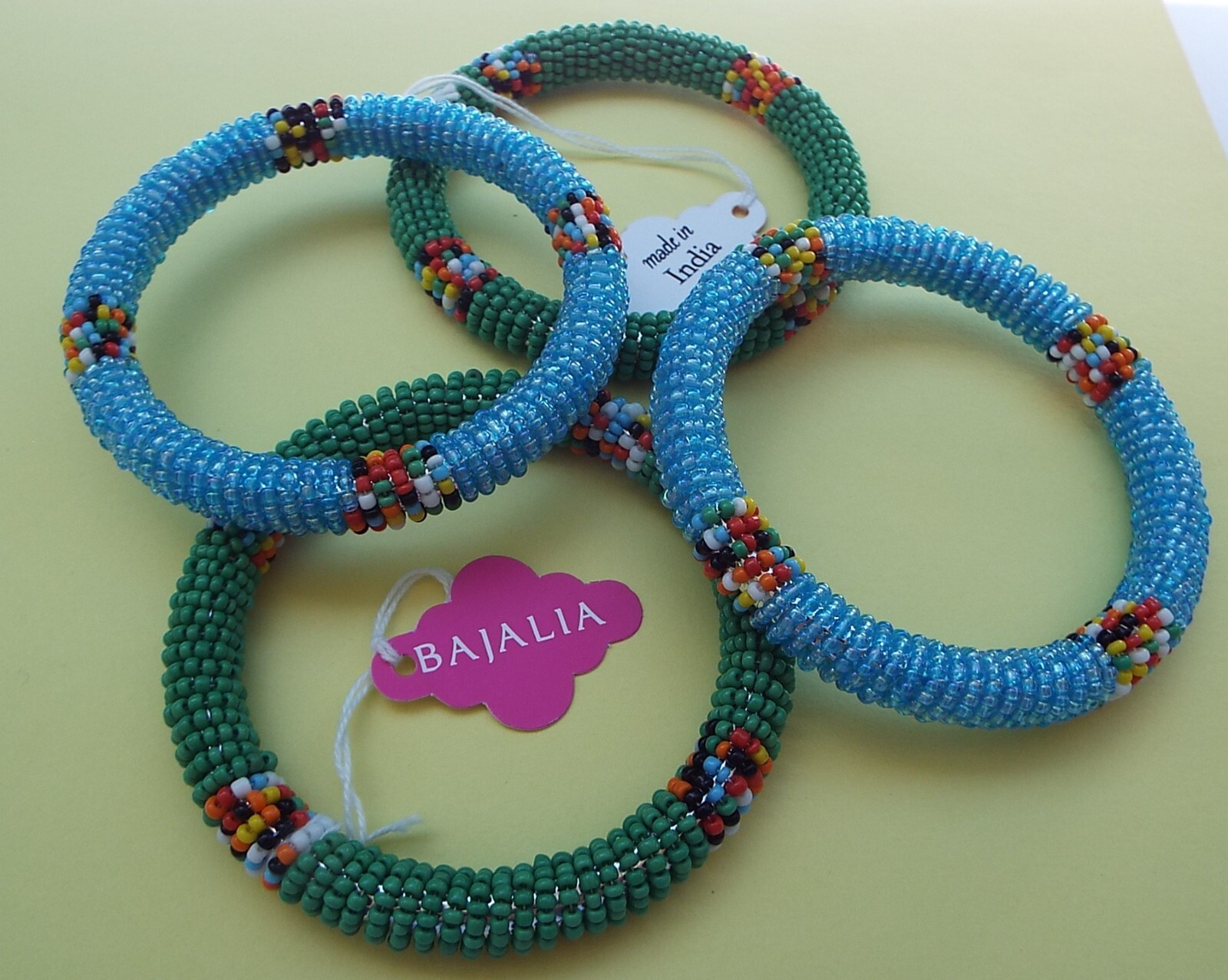 Set of 4 Seed bead bracelets